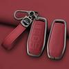Zinc Alloy Leather Car Remote Key Case Cover For Ford Fusion Mondeo Mustang F-150 Explorer Edge     Accessories