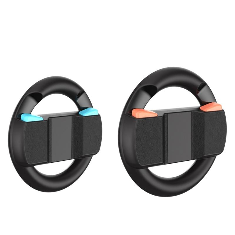 Racing Game Controller Grips Set Ergonomic Handles And Steering Wheel Compatible For NS2 Console