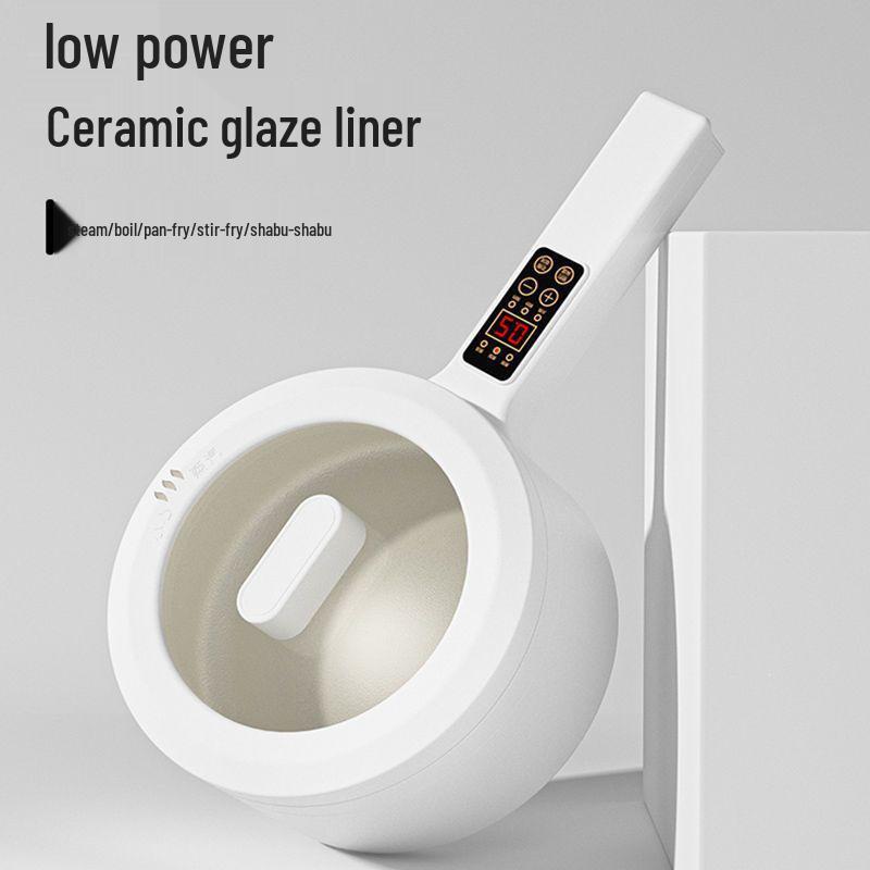 Compact Multi-Functional Electric Cooker: Noodles, Rice, Porridge, Stir-fry, Steaming, Hot Pot, All-in-One Automatic Cooking Pot