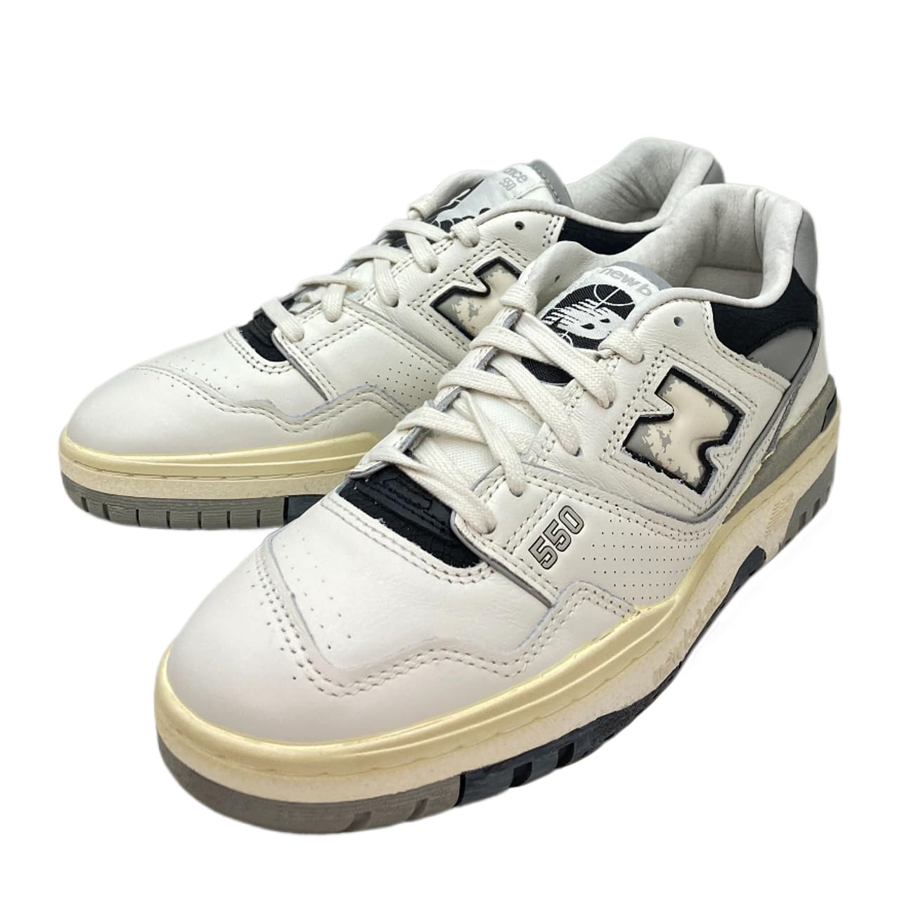 

550 BB550 Кроссовки Vintage Pack BB550VGB BB550VGC Унисекс Серый [New Balance] (марочный (ВГБ), 24,0 см) [Использовал]