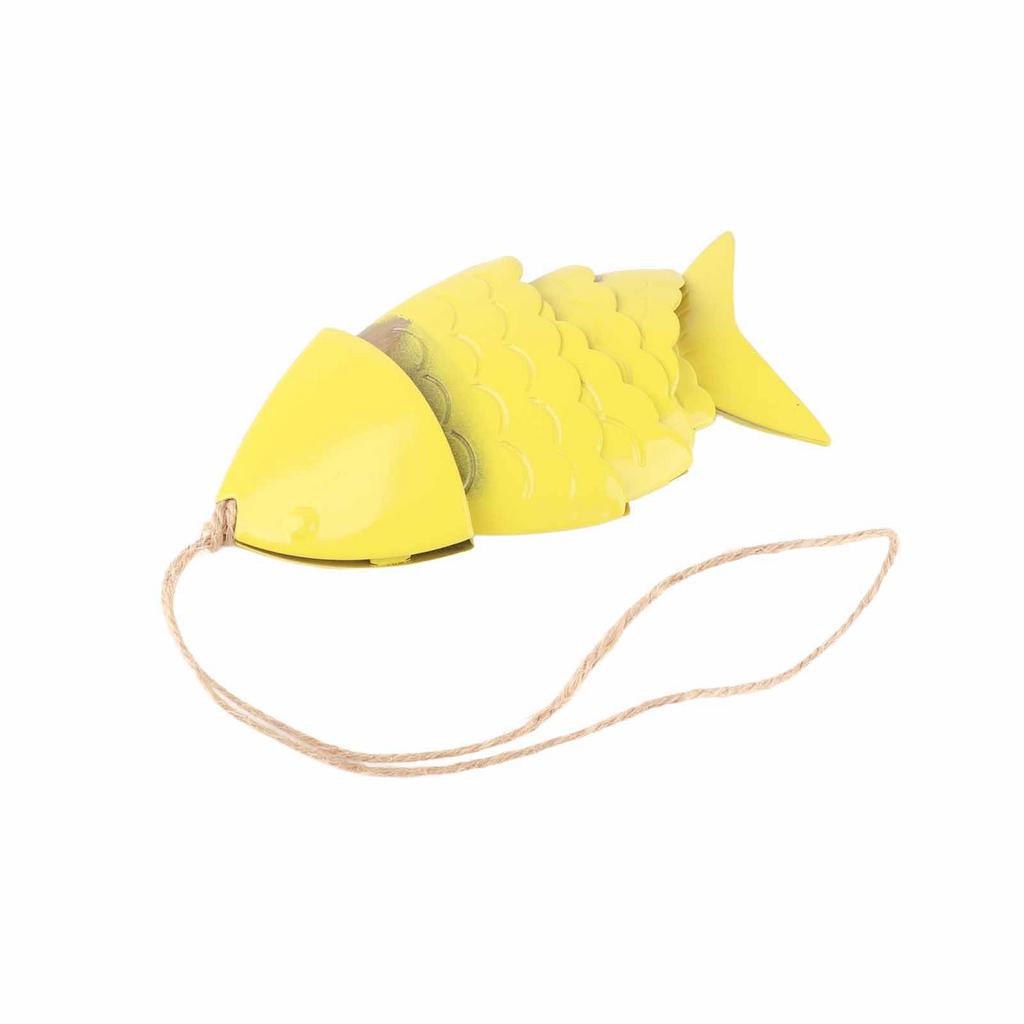 Campanelli Eolici Colorati a Forma di Pesci Koi Artigianato in Metallo Decorazioni da Appendere all'Esterno Sottotetto Campanello Eolico a Forma di Pesce
