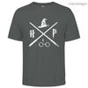Men's Cotton Wizard Potter Glasses Move Symbol Graphic T Shirt on Unisex Street Casual Style Tee for Men and Women