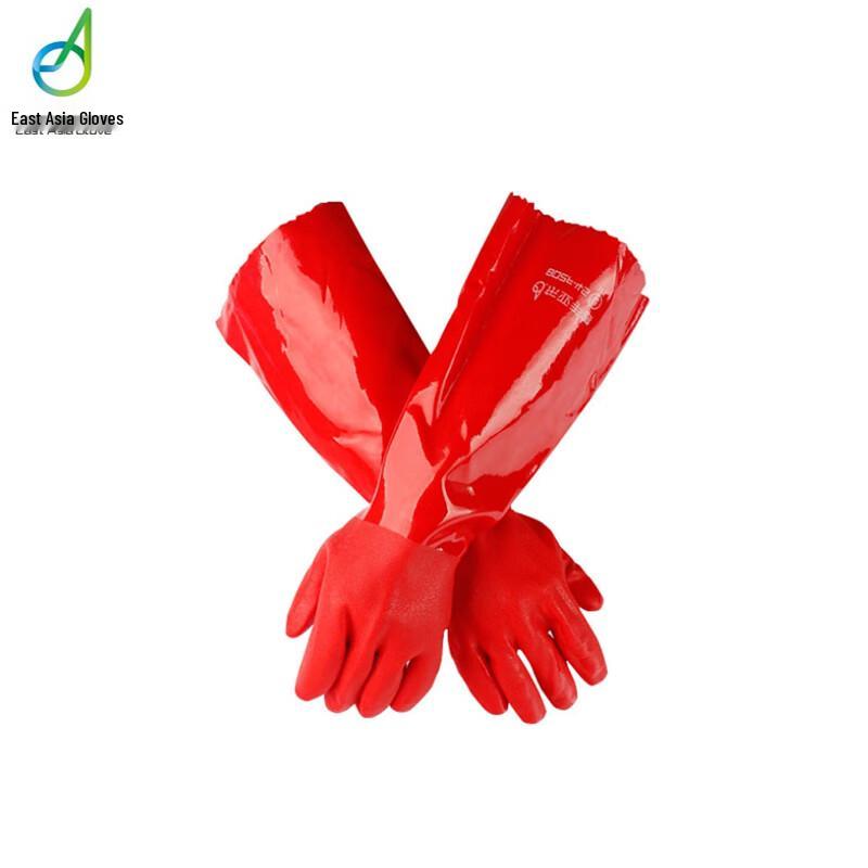 Dongya PVC Fleece-lined Waterproof Protective Gloves XL