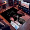 Lil Peep Bedruckter Saugfähiger Waschbarer Teppich, Rutschfeste Badezimmerteppiche, Küchenteppiche, Yogamatte, Eingangsbereich Wohnzimmer, Camping-Picknick-Teppiche