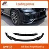 Compatible with 2019-2023 BMW X5 G05 Sport Black Warrior Front Lip Splitter Kit.