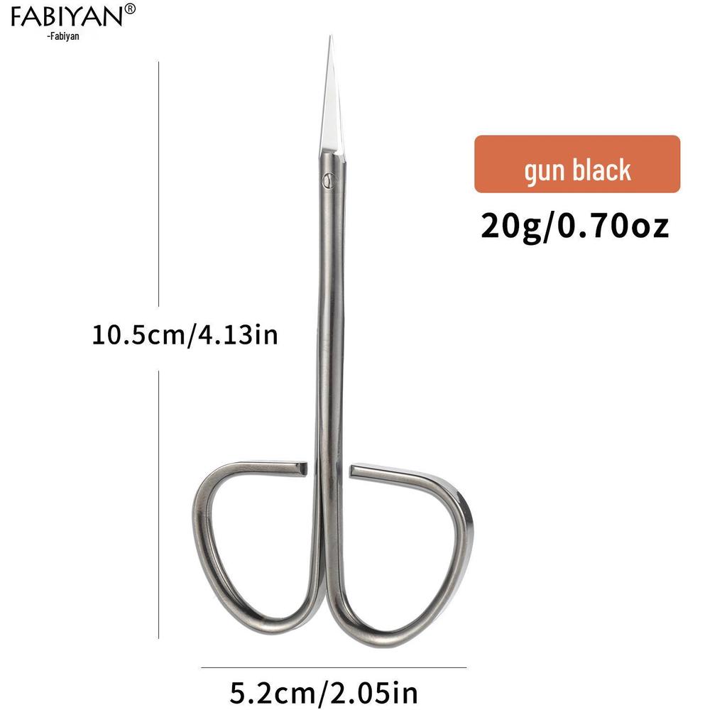 Stainless Steel Precision Cuticle and Eyebrow Trimming Scissors