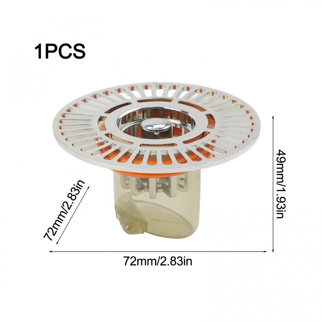 Bathroom Drain Filter for Standard Drains with Easy Cleaning Design