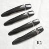 Plastic Door Handle Cover Trim Handles Covers for Nissan Kicks P15 Car Accessories Imitation Carbon Fiber