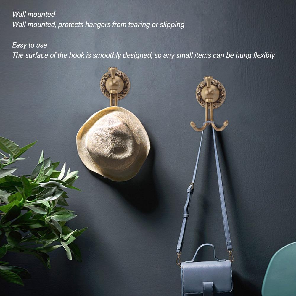 Copper Coat Hook Antique Brass Towels Hook Vintage Clothes Hanger  Home Bathroom Bedroom Kitchen