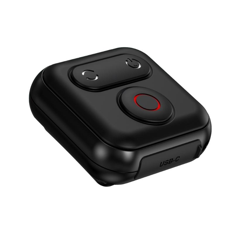 Portable Bluetooth-compatible Remote Controls for Action Cameras Comfortable Grip Easy Operation During Sports and Travel