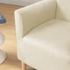 Funda Para Sillón Pequeño S, Terciopelo, Crema