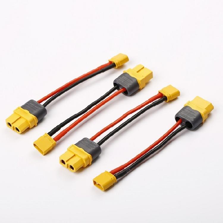 XT60H to XT30U Cable Set, 2 Finished Cable Assemblies for Model Battery Charging and Electronic Controller Tasks