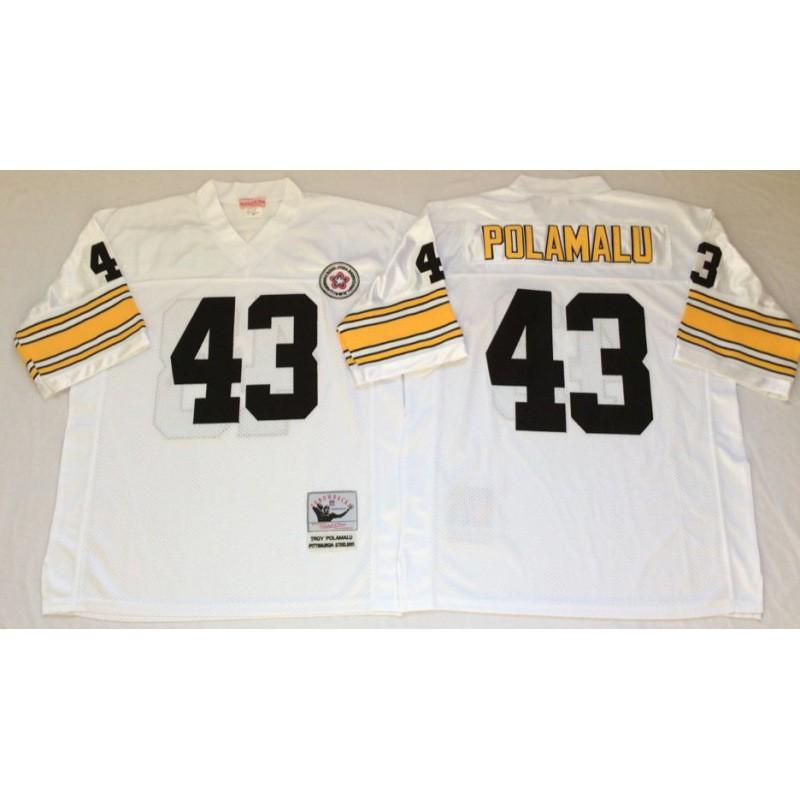 Pittsburgh Steelers NFL Retro Jersey Mens Football Uniform Vintage Style 59 43 89 MN Hall Of Fame Fan Apparel