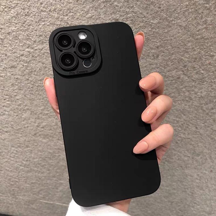 

Чисто черный графический чехол для телефона для iPhone 16 15 14 13 12 11 x XR Xs SE2 SE 8 7 plus pro Max mini силиконовая задняя крышка for iphone13(6.1 )