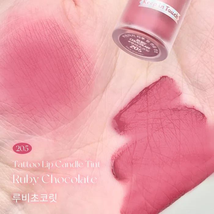 [1+1] Vegan Tattoo Lip Candle Tint 10color