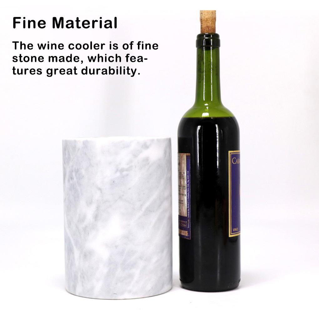 Stone Wine Cooler Round Replacement Stylish Colorful Matte Household Club Drinks Beverage Champagne Cooling Bottle Tool
