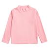 Unisex Kids Base Layer Top Mock Neck Thermal Shirt Warm Long Sleeve Undershirt for All Season Home Daily Wear