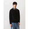 GXG Men's Collar-Spliced Open-Front Knit Cardigan