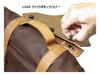 LONGRIDE Heritage Saddle Bag LOX Roll Top Brown LOX133WBRO (9.5L)