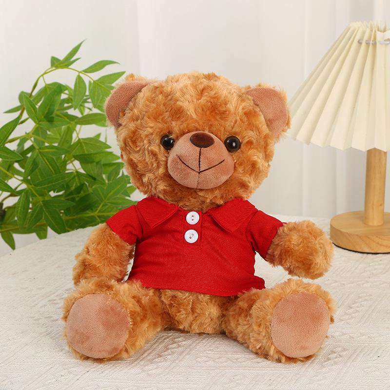 Graduation Commemorative Teddy Bear Plush with School Emblem Logo