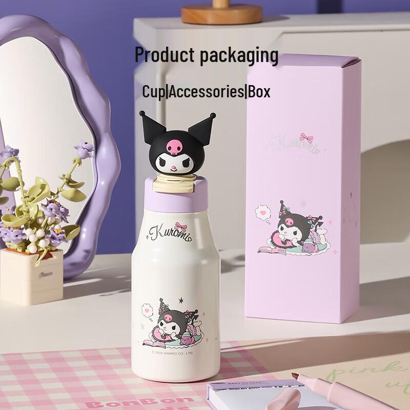 BEDDYBEAR Kuromi 316 Stainless Steel Thermal Bottle