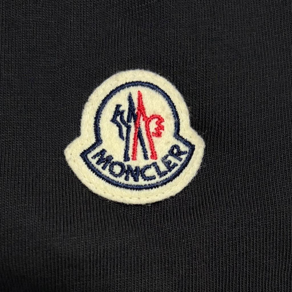 Used MONCLERShort sleeve T-shirt black mens