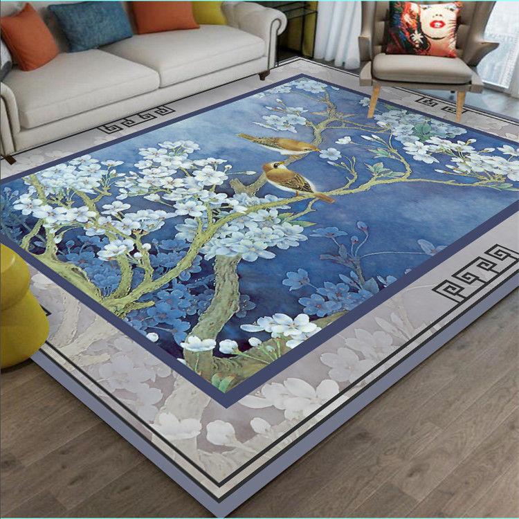 

Новый ковер в китайском стиле для гостиной, дивана, журнального столика, спальни, большой площади, ковер, устойчивый к бытовым условиям, напольный коврик 200*300cm