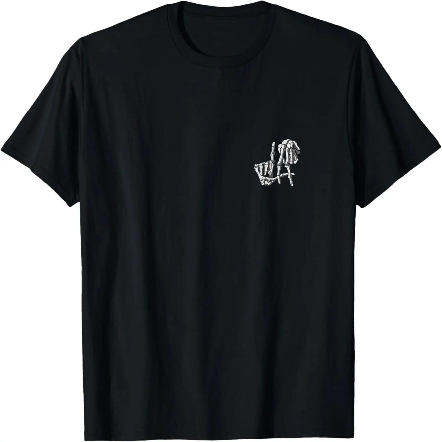 LA Hands Skeleton Original Los Angeles Hand Sign Halloween T-Shirt S чёрный