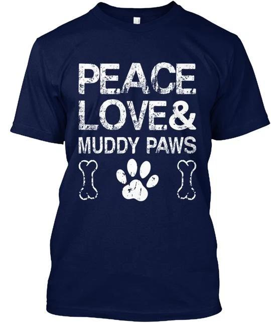 

Peace Love Dogs T shirt Made in the USA Size S to 5XL 4XL