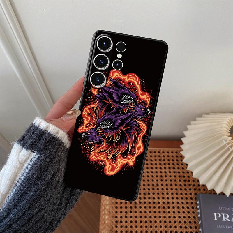 

Мягкий силиконовый черный чехол с рисунком животных для Xiaomi Redmi Note 13 Pro Poco C65 Samsung A55 A35 M35 S24 iPhone Camera Защитный противоударный чехол iPhone 15 Plus