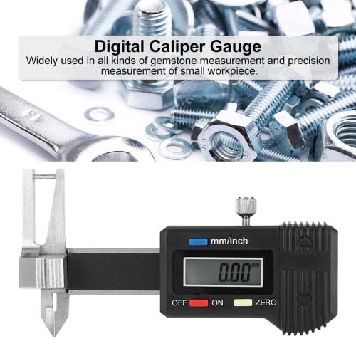 Digital Caliper, Small Digital Caliper Measuring Tool, 1-Inch Stainless Steel, Micro-Electronic Digital Display, Triple-Use Ruler, Thickness Measureme