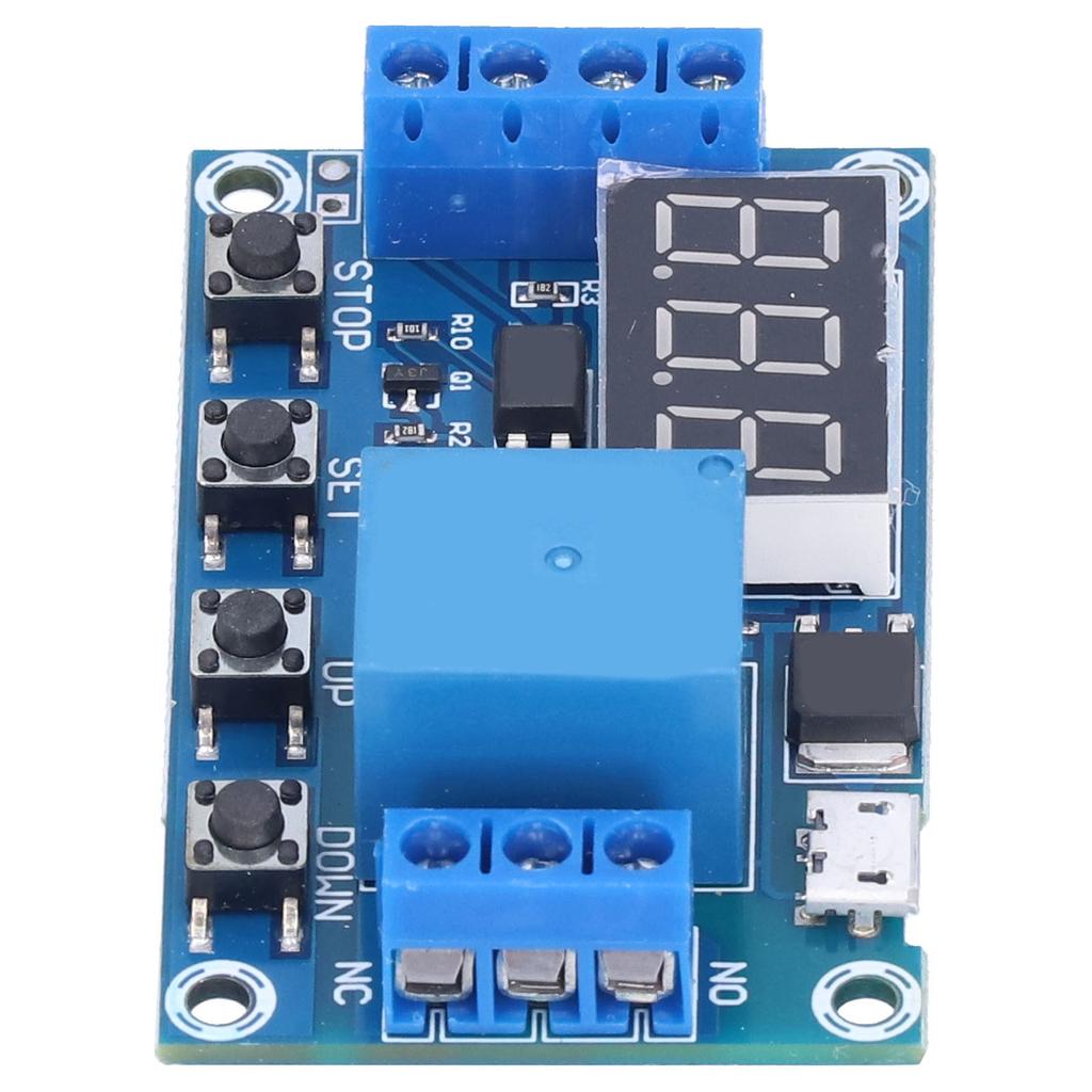 Relaismodul DC 6?30V Programmierbarer Verzögerungs-Ausschaltzyklus-Timer-Trennauslöser-Optokoppler-Schalter