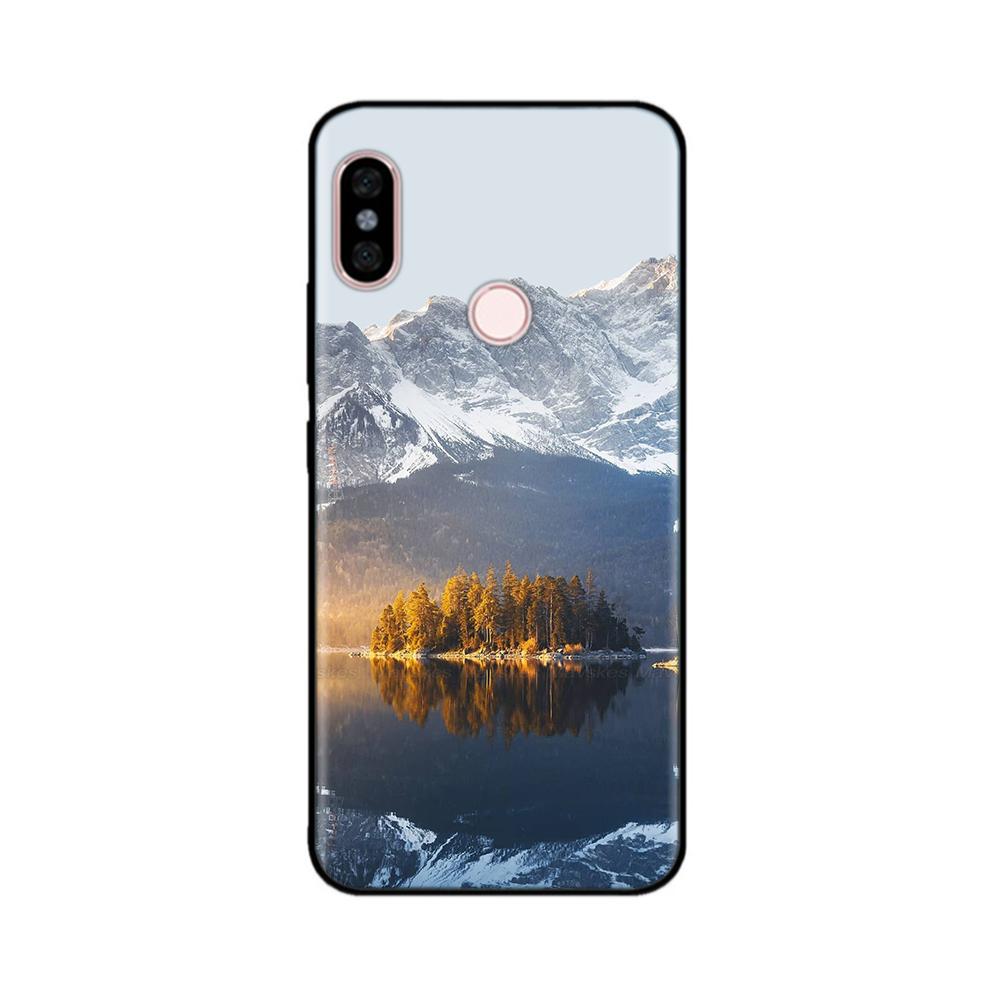 Luxury Case For Redmi Note 5 Pro Patterned Full Protection Soft Liquid Silicone Cartoon Cover For Xiaomi Redmi Note 5 Pro Note5
