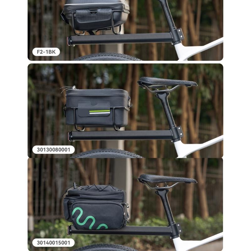 Gepäckträger mit reflektierenden Sicherheitsmerkmalen, 3 Größenadapter, 6 kg Traglast, für den täglichen Gebrauch