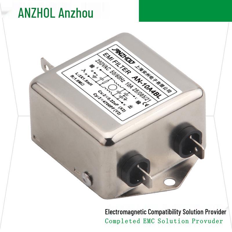 Anzhou 10A EMI Noise Power Filter AN-10A4BL