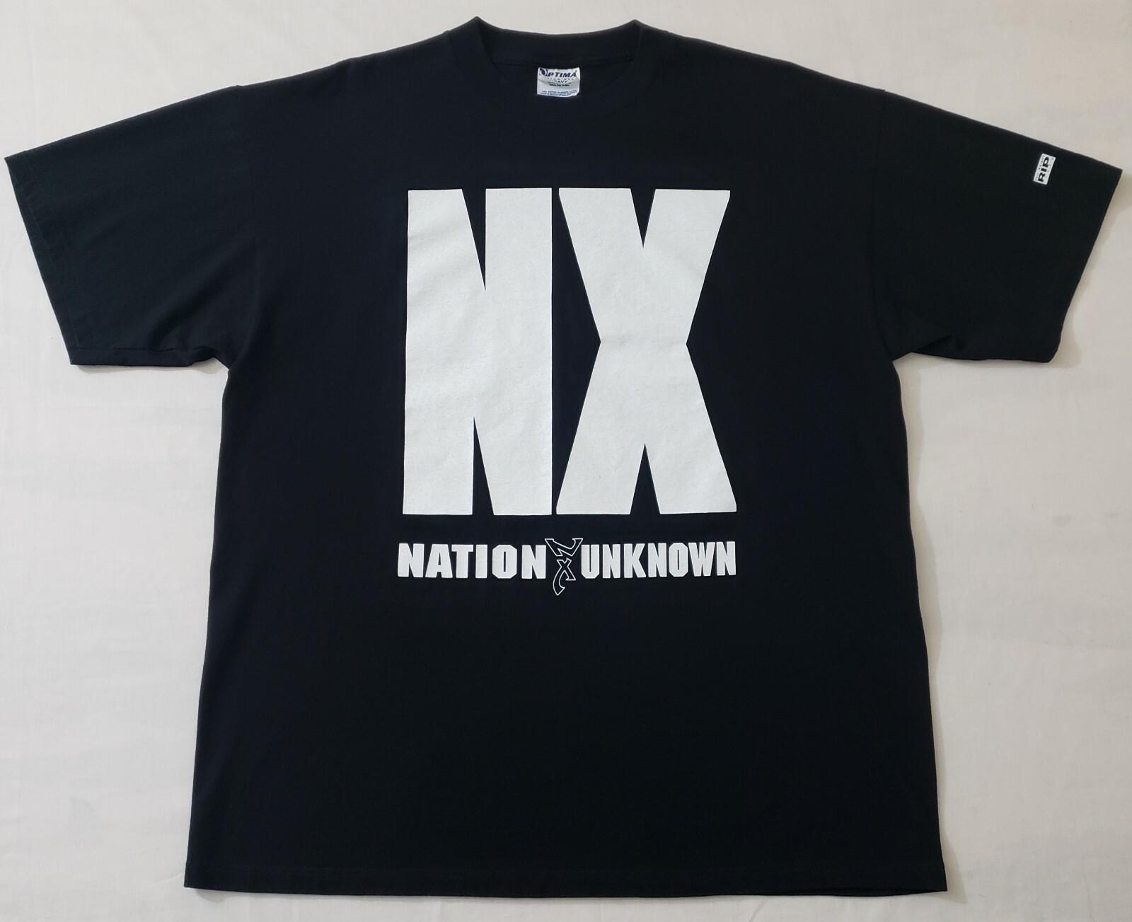 Vintage 1997 NX Nation Unknown Promo T-Shirt Sz XL 90s Rap Tee Hip Hop Eazy E XXL