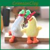 Soft And Cute Yellow Duck Keychain Adorable Plush Duckling Bag Ornament
