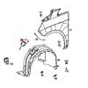 Weather Resistant Fenders Liner Front Wheel Arch Servicing Mud Flap Insert for W447 V260L V250 Long Lasting Durability