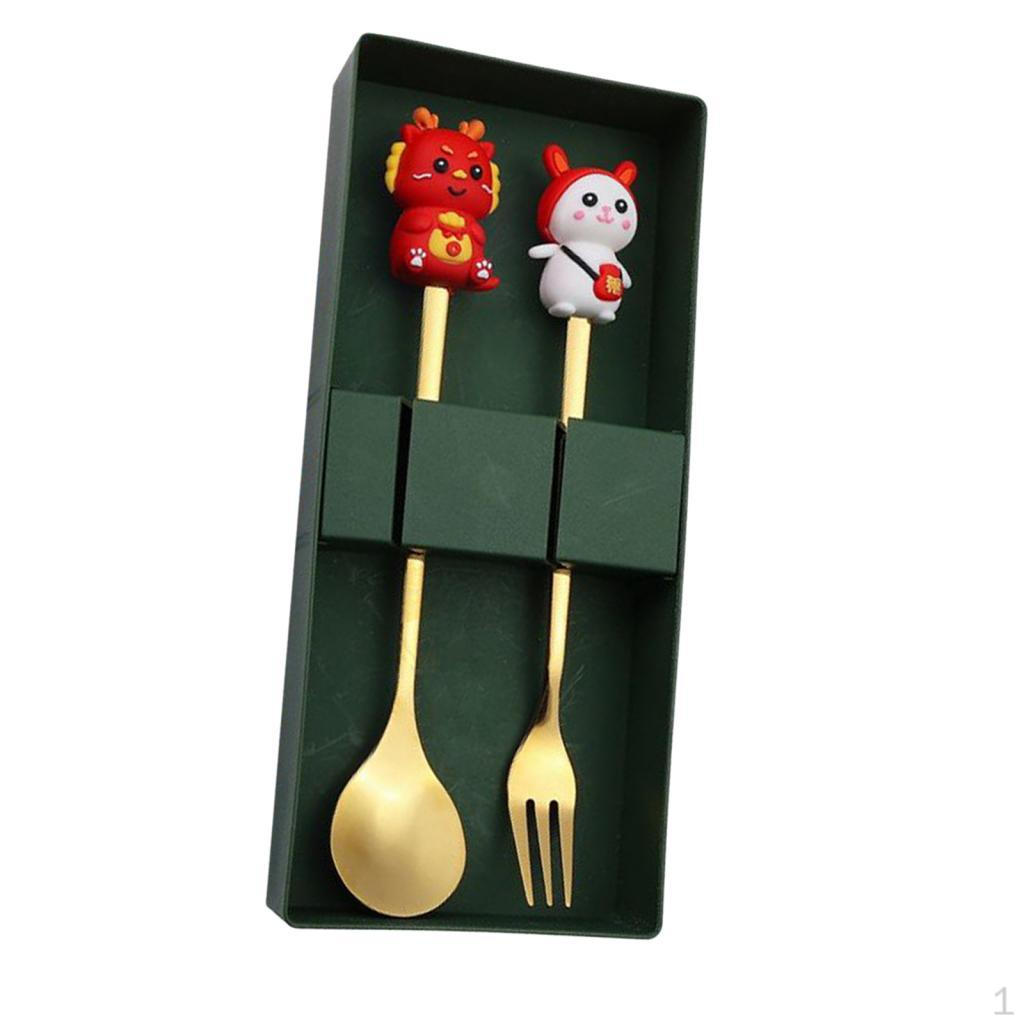 

Набор ложек и вилок с героями мультфильмов для праздничного ужина Style E