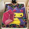 Pok É Mon Pikachu Print Flannel Blanket,High Quality Comfortable for All Seasons,Home Decor,Warmth and Comfort,Perfect for Christmas Gifts