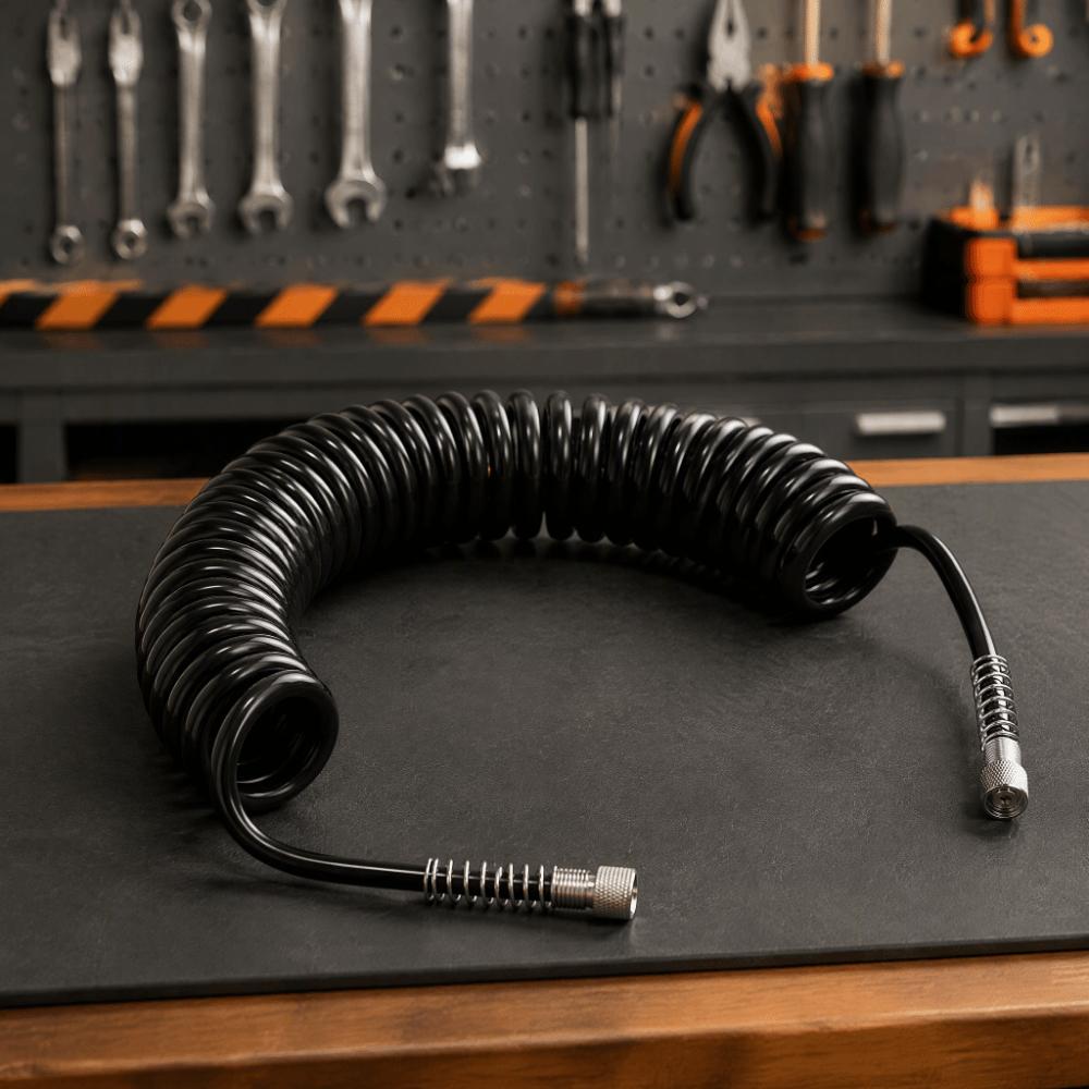 Quick Fittings Air Hose Bend Restrictor Polyurethane Air Hose Air Compressor Hose Garage Use