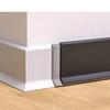 1PC 10cmx2m Flexible Baseboard Made Of Soft PVC Kickboard Line Plastic Floor Skirting Line, Waterproof Self-adhesive, Decorative
