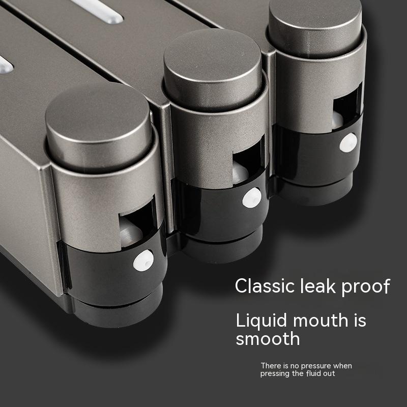 Dispensador de Jabón de 420 ml Montado en la Pared Manual Dispensador de Jabón para Ducha Gel de Ducha Pared Dispensador de Detergente para Baño Hotel Dropship