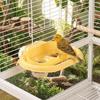 Stain-Resistant Bird Water Food Bowl Splash-Proof Bird Cage Bowl 2 in 1 Parrot Feeder  Bird Cage