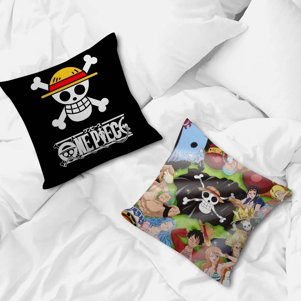 Pillow Cushion Cover Pillowcase Living Room Sofa Home Decor Customized Japan ooOne Piece Anime