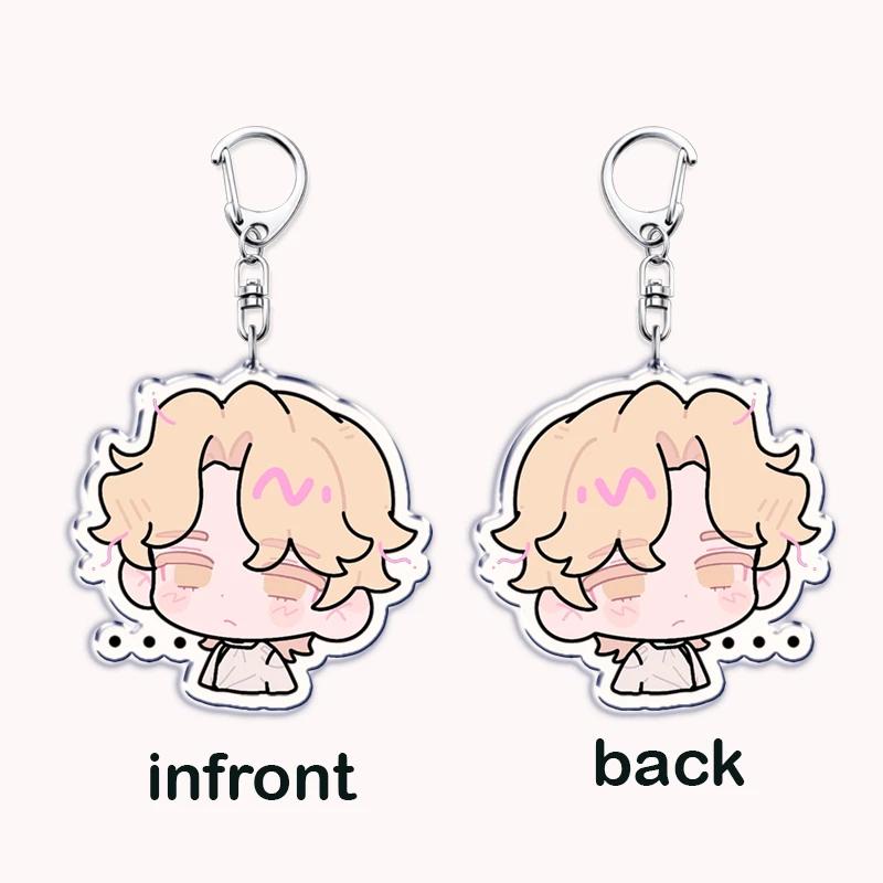 Beliebte Anime Alien Bühne Chibis Musik Schlüsselanhänger für Zubehör Tasche Luka Ivan Till Mizi Hyuna Sua Schlüsselanhänger Schmuck Fans Geschenke