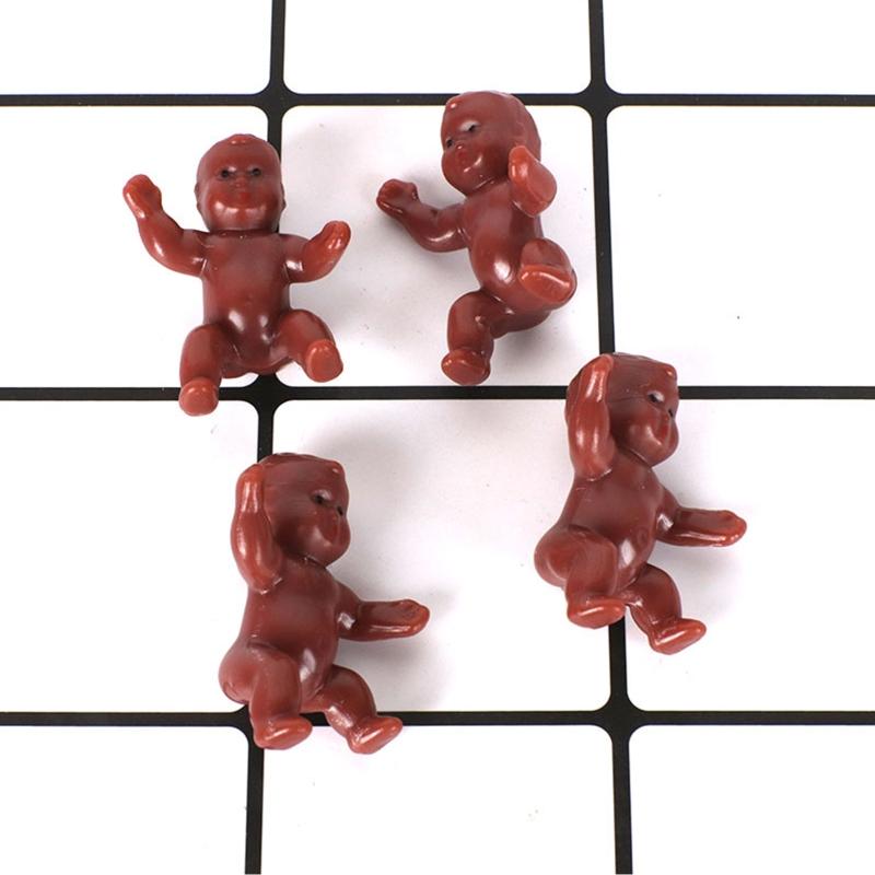 10PCS/Set Miniature Baby for Doll Figurines Micro Landscape Model for Pretend Role for Play Interactive Baby Shower Deco