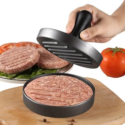Presă pentru chiftele de hamburger Antiaderentă Fără Deformare Manuală Rotundă Mingi de Orez Durabile Portabile Convenabile Unelte de Bucătărie pentru Vită BBQ