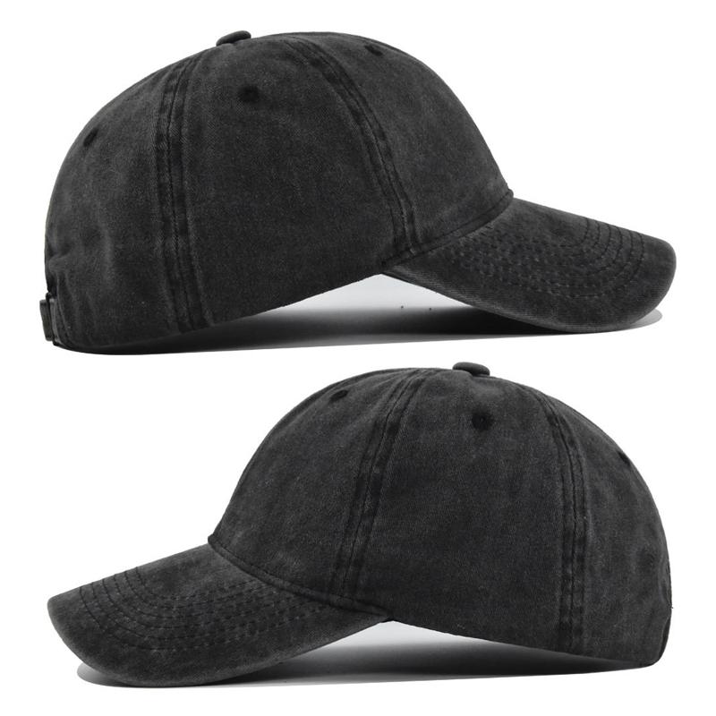 Baseball Cap Kid Baseball Cap Solid Cap Spring Autumn Cap Summer Hat Pure baseball cap cowboy Water washing Hats Hat