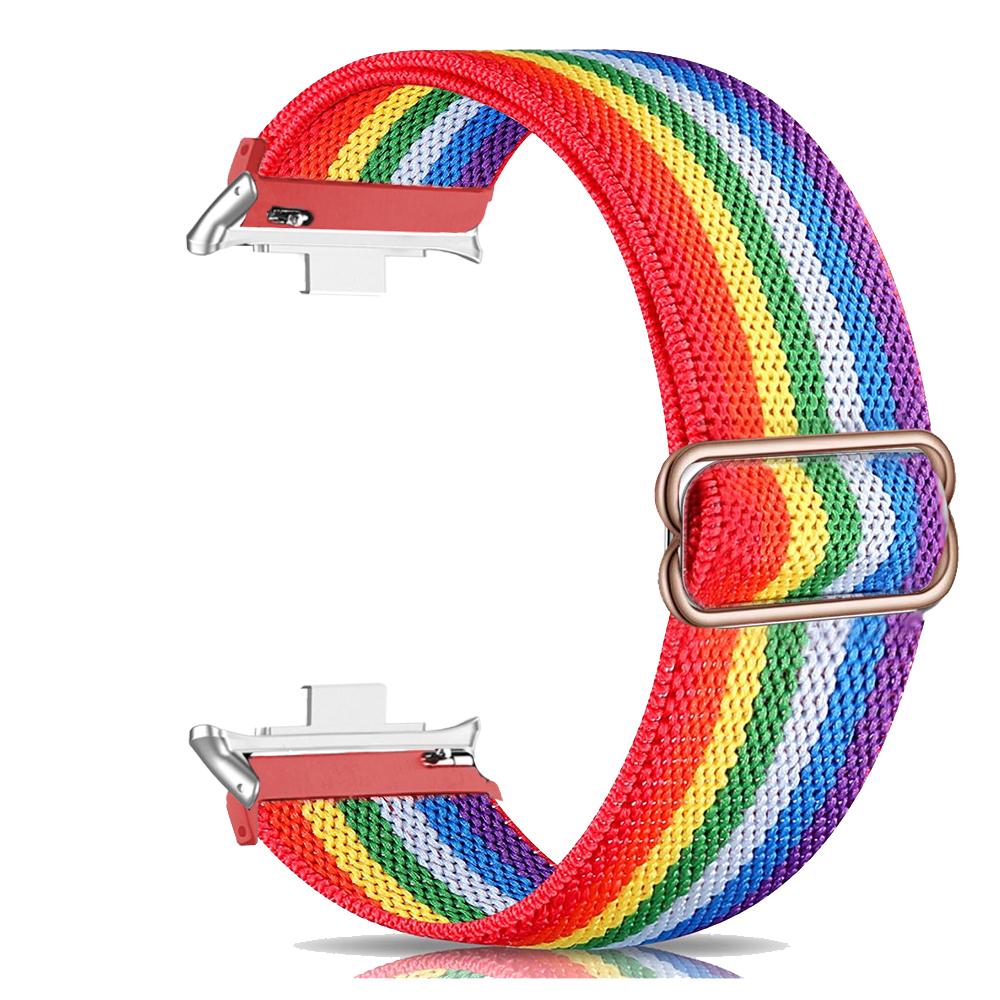 Elastic Nylon Strap For Redmi Watch 4 5 6 Replacement Women Men Solo Braided Watch Band Loop For Xiaomi Mi Band 8 Pro Bracelet